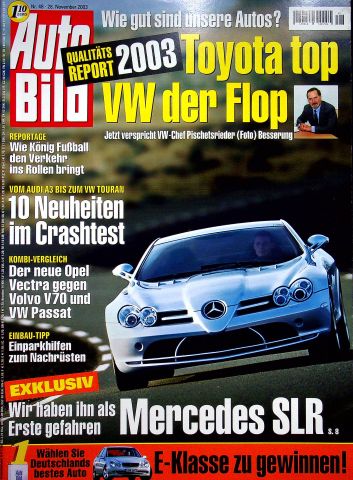 Deckblatt Auto Bild (48/2003)